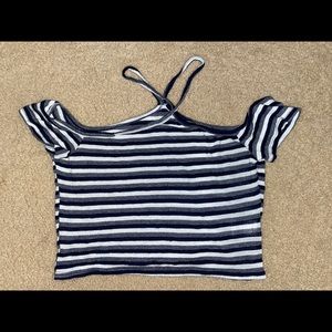 Striped crop top